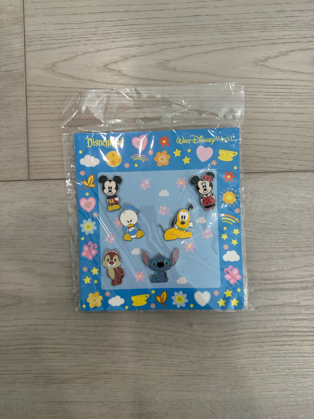 Disney Character Enamel Pin Set